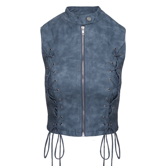 Princess Polly Tops - Princess Polly Faux Leather Top